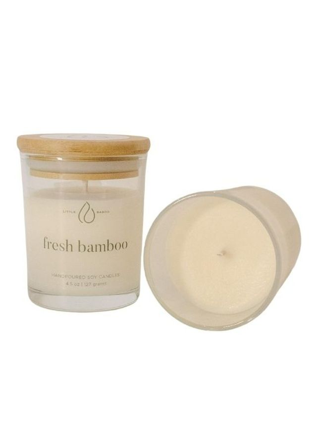 Little Baboo Fresh Bamboo Scented Soy Candle (4.5oz) edamama